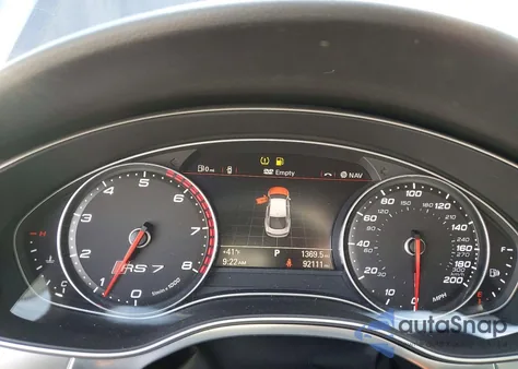 2014 Audi Rs7 z USA, uszkodzony, nr VIN WUAW2BFC6EN903459